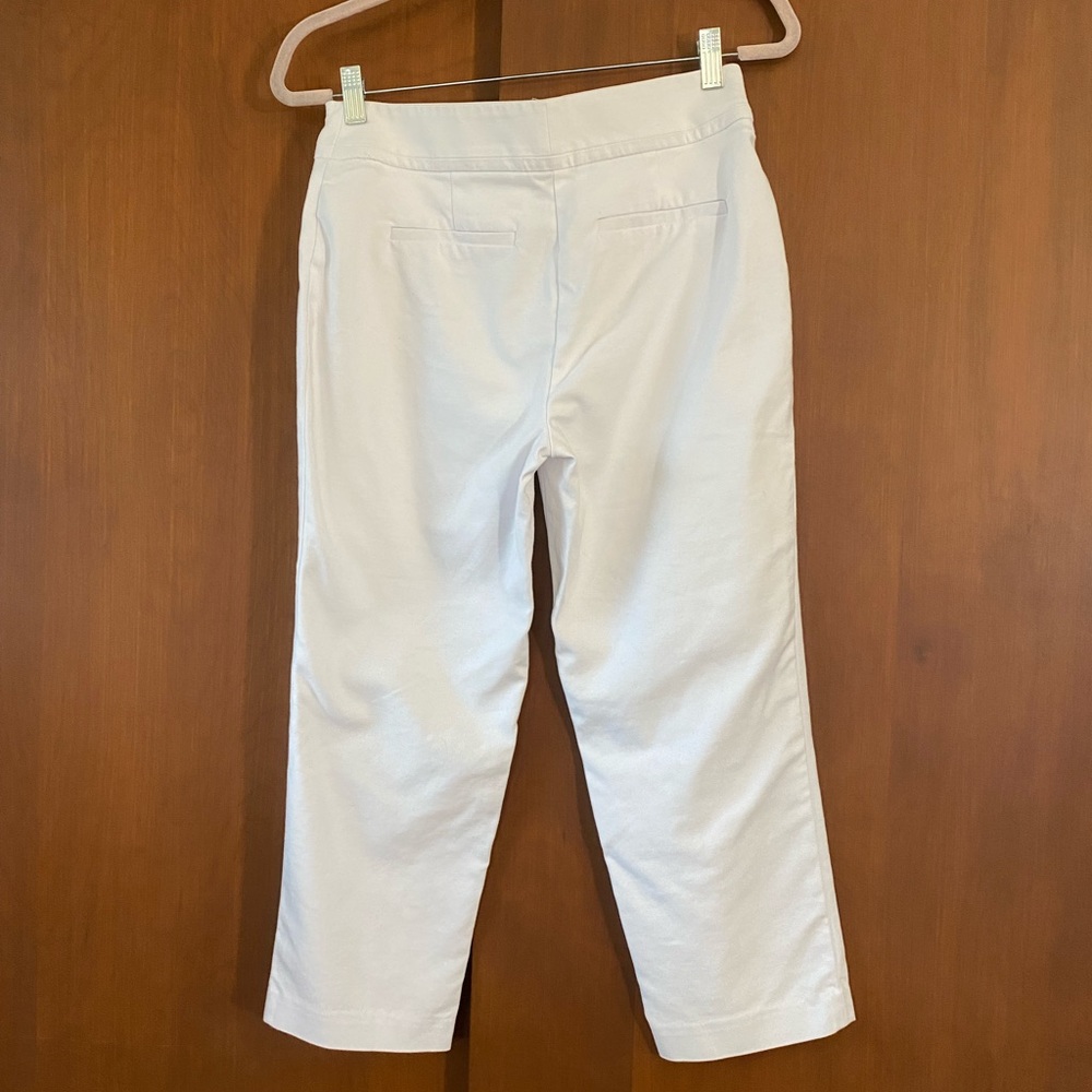Peter Nygard white cropped pants - Picture 3 of 6